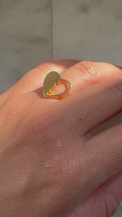 MyHeart Ring – Anello artigianale personalizzabile in argento 925