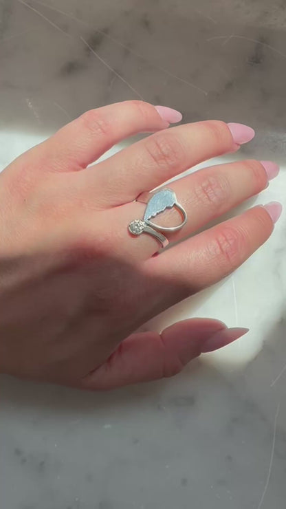 Metamorfosi Ring – Anello artigianale in argento 925